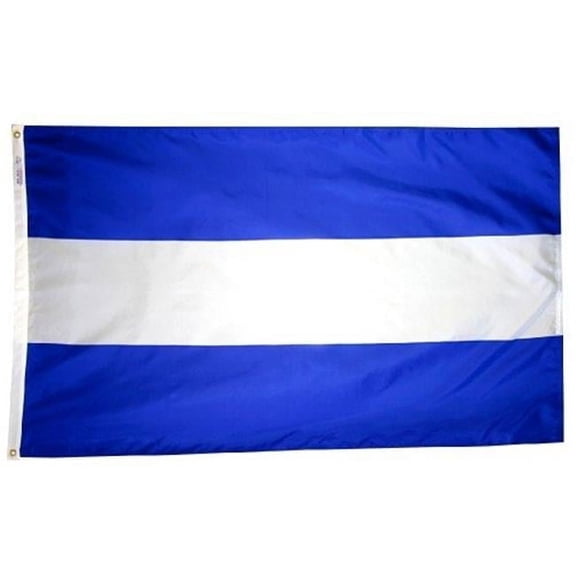 Annin Flagmakers 192378 4 ft. X 6 ft. Nyl-Glo El Salvador Civil Flag