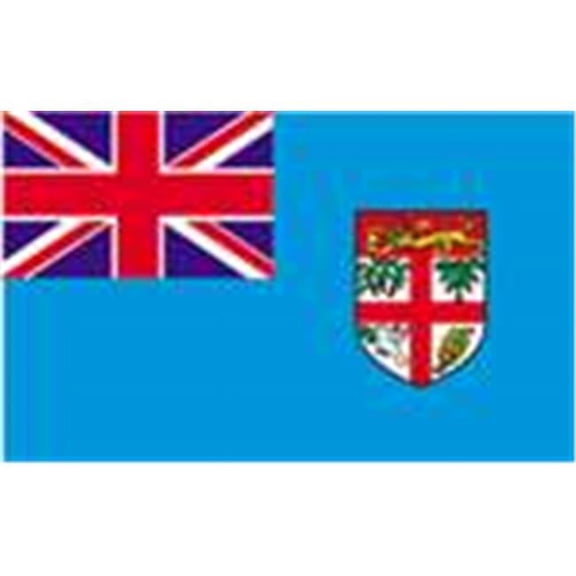 Annin Flagmakers 192567 2 ft. X 3 ft. Nyl-Glo Fiji Flag