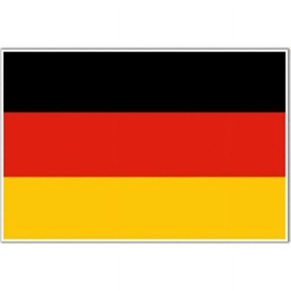 Annin Flagmakers 192895 2 ft. X 3 ft. Nyl-Glo Germany Flag