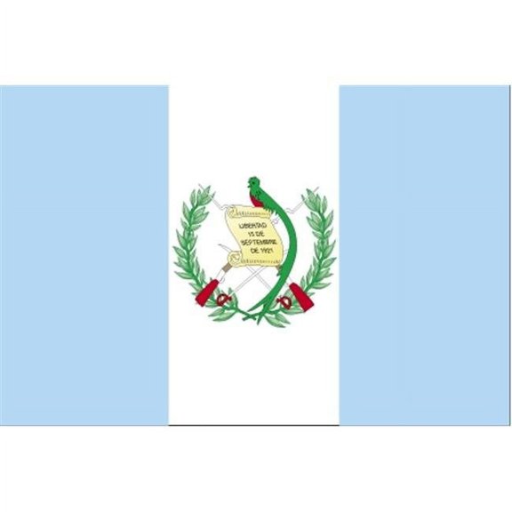 Annin Flagmakers 193142 2 ft. X 3 ft. Nyl-Glo Guatemala Civil Flag