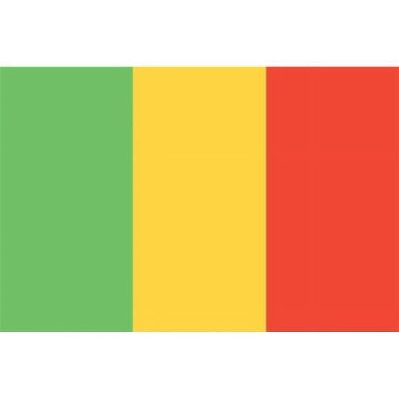 Annin Flagmakers 195422 3 ft. x 5 ft. Nyl-Glo Mali Flag
