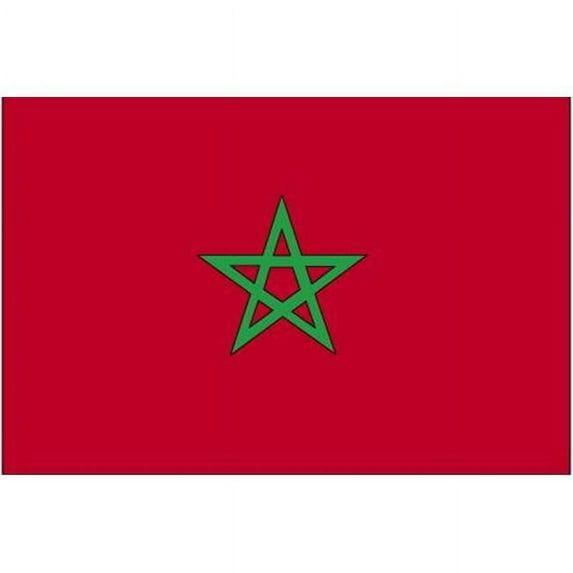 Annin Flagmakers 195854 5 ft. X 8 ft. Nyl-Glo Morocco Flag