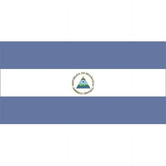 Annin Flagmakers 196182 4 ft. X 6 ft. Nyl-Glo Nicaragua Civil Flag