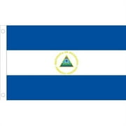 Annin Flagmakers 196236 4 ft. X 6 ft. Nyl-Glo Nicaragua Government Flag