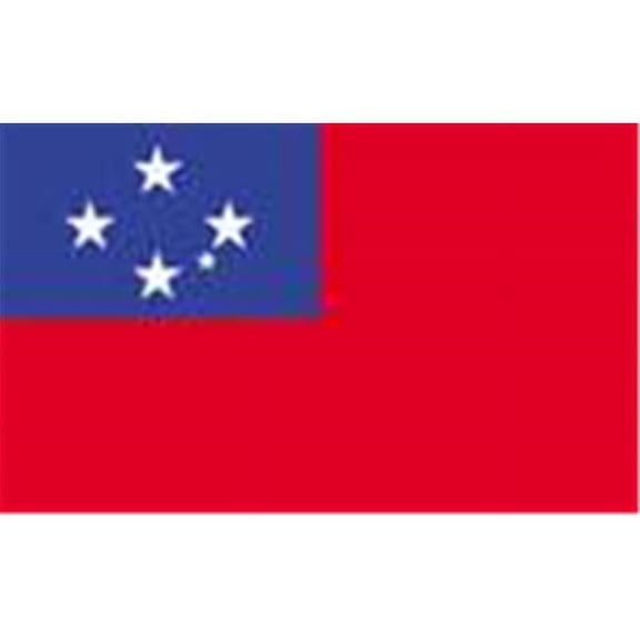 Annin Flagmakers 197152 2 ft. X 3 ft. Nyl-Glo Western Samoa Flag