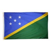 Annin Flagmakers 197420 2 ft. X 3 ft. Nyl-Glo Solomon Islands Flag