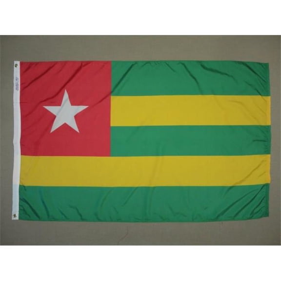 Annin Flagmakers 198440 2 ft. X 3 ft. Nyl-Glo Togo Flag