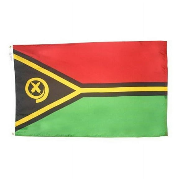 Annin Flagmakers 199250 2 ft. X 3 ft. Nyl-Glo Vanuatu Flag