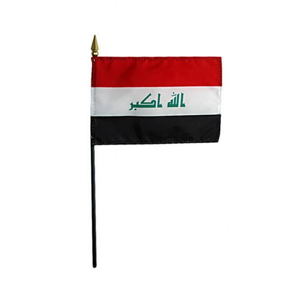 Annin Flagmakers 210069 4 x 6 in. Eb Iraq 2008 - 12 Pack