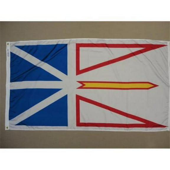 Annin Flagmakers 220155 Nyl-Glo Newfoundland Flag-3 ft. X 6 ft.