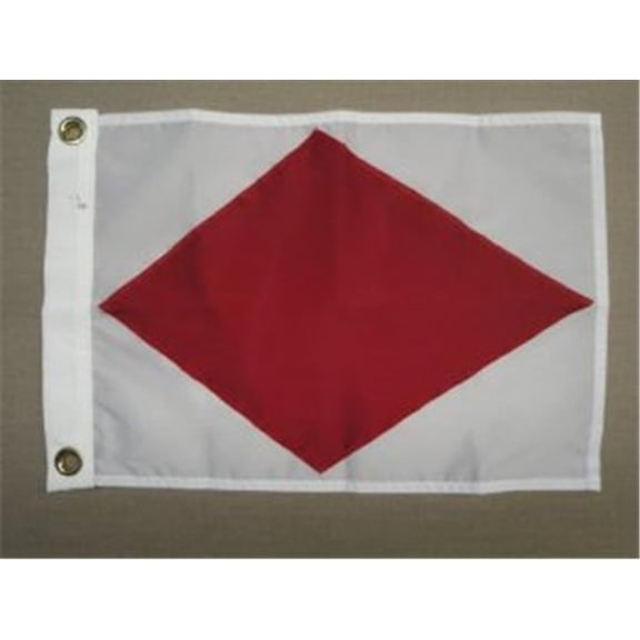 Annin Flagmakers 256007 Size 0 Nyl-Glo International Code Letter F