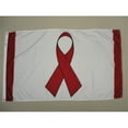 thumbnail image 1 of Annin Flagmakers 2783 Nylon Glo Ribbon Flag Red 3 x 5 ft., 1 of 1