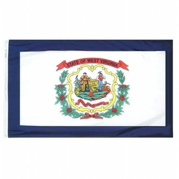 Annin Flagmakers 3 ft. x 5 ft. Nyl-Glo West Virgina Flag
