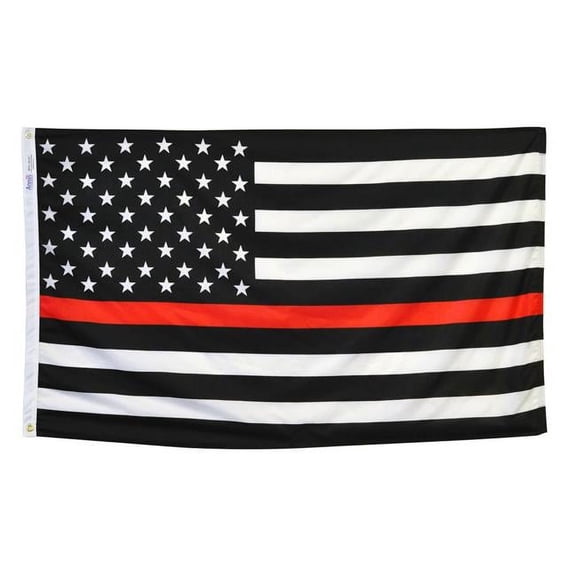 Annin Flagmakers 3 x 5 ft. Nylon Thin US Flag, Red