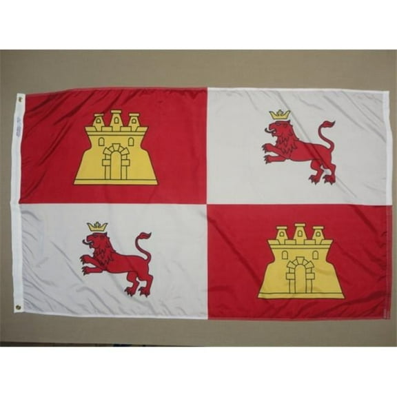 Annin Flagmakers 318740 Lions & Castles Flag Nyl-Glo-3 ft. X 5 ft.