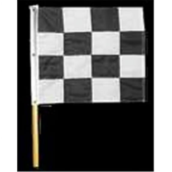 Annin Flagmakers 323410 4 x 5 in. Eb B&W Check Mounted - 12 Pack