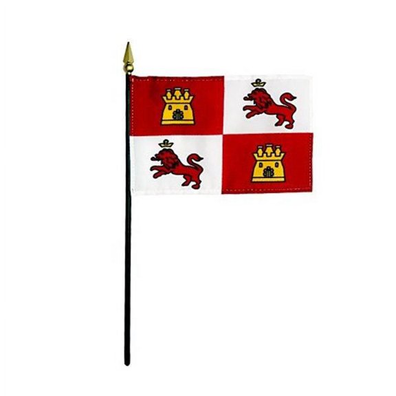 Annin Flagmakers 325331 Eb Lions & Castles Mounted 4 x 6 in. 12 Pack