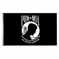 thumbnail image 1 of Annin Flagmakers 377986 2 ft. x 3 ft. Single Reverse Nylon-Glo POW-MIA Flag, 1 of 1