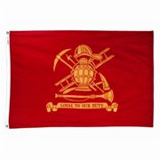 Annin Flagmakers 379327 3 ft. x 5 ft. Nylon-Glo Firefighters Flag
