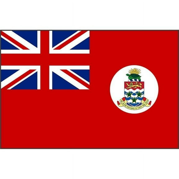 Annin Flagmakers 4041 4 x 6 ft. Cayman Islands Red with White Civil Ensign Flag