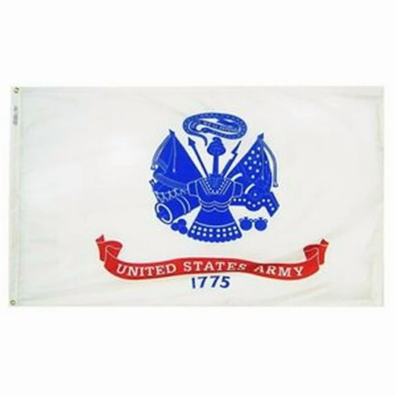 Annin Flagmakers  5 ft. X 8 ft. Nyl-Glo U.S. Army Flag - White - 5 ft. X 8 ft.