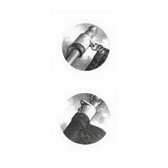 Annin Flagmakers 594640 White Never Furl 1in. 2 Way Kit Prevents Flag from wrapping or tangling on Flagpole.