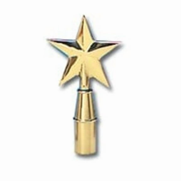 Annin Flagmakers  7in. Brass Guiding Star Ornament - Polished & Lacquered - 7in. Length