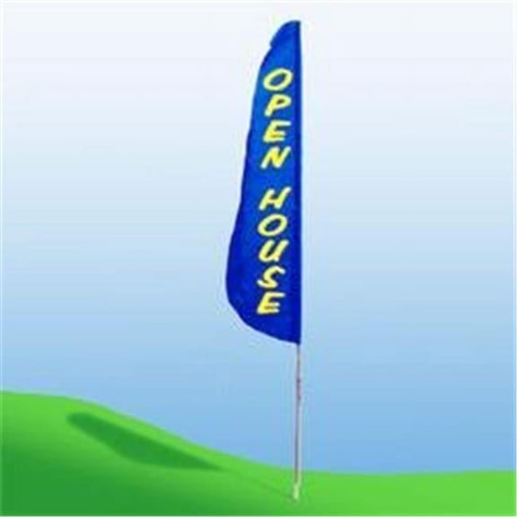 Annin Flagmakers 916 Nyl-Glo Open House Feather Flag-2 ft. X 8 ft.
