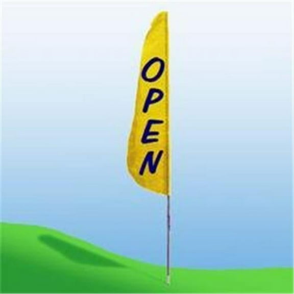 Annin Flagmakers 918 Nyl-Glo Open Feather Flag-2 ft. X 8 ft.