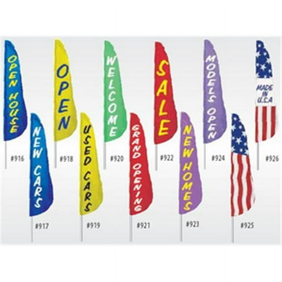 Annin Flagmakers 922 Nyl-Glo Sale Feather Flag-2 ft. X 8 ft.