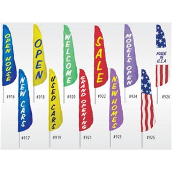 Annin Flagmakers 922 Nyl-Glo Sale Feather Flag-2 ft. X 8 ft.
