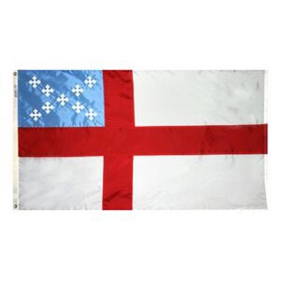 Annin Flagmakers 94900 3 ft. x 5 ft. Nyl-Glo Episcopal Flag