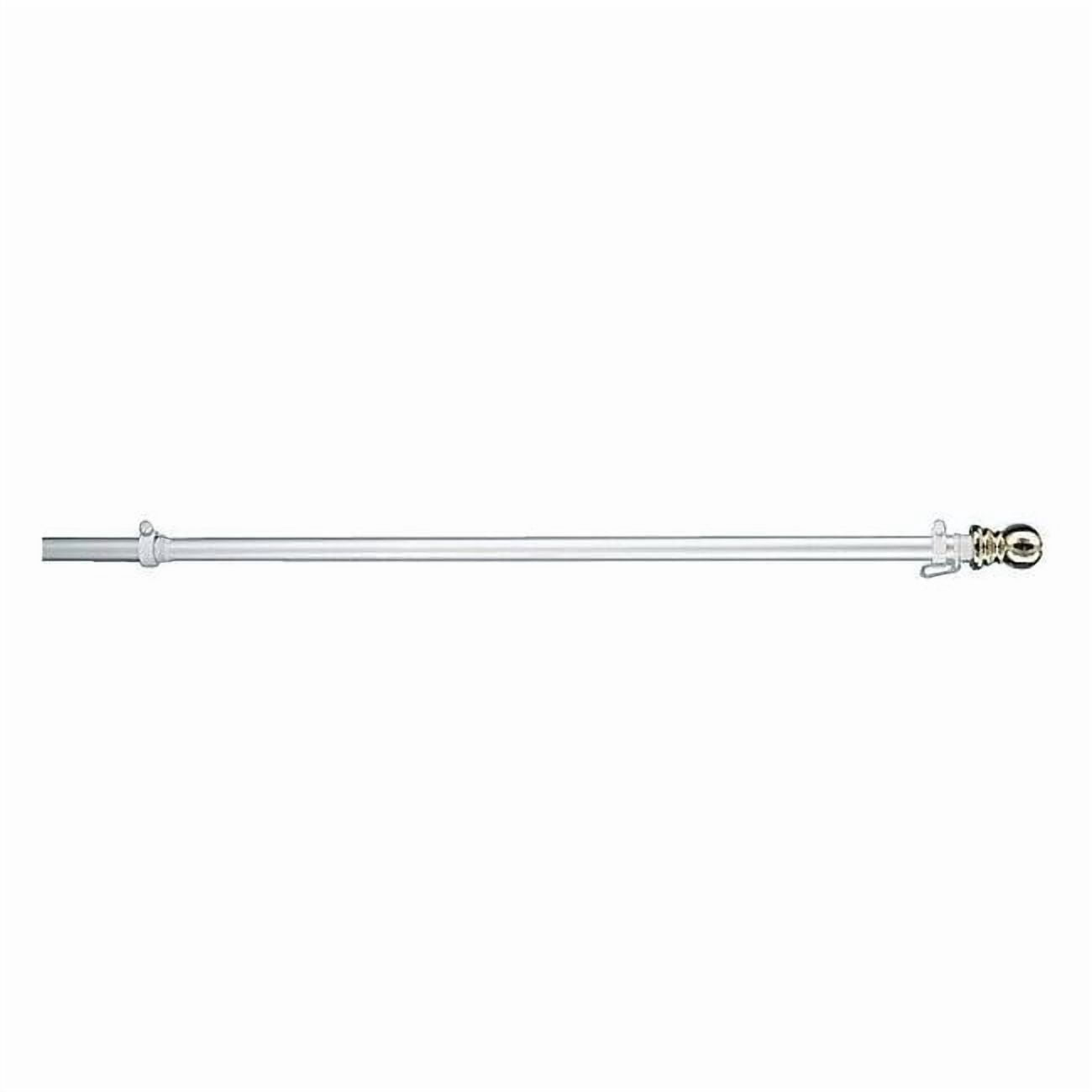 Flag Pole,Hanging and Spnning,Silvr,6 ft 1991