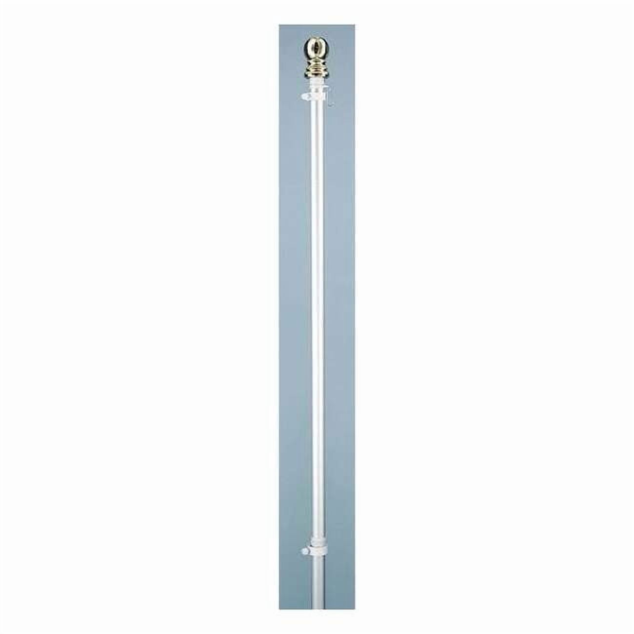 Flag Pole,Hanging and Spnning,White,5 ft 1988