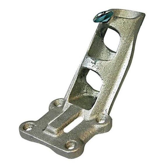 Annin Flagmakers Flag Staff Holder,Bracket,Silver 652555