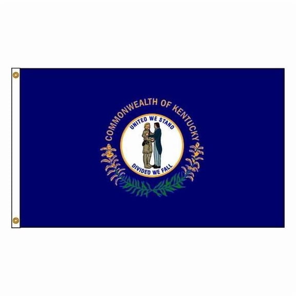 Annin Flagmakers Kentucky Flag,4x6 Ft,Nylon 141970