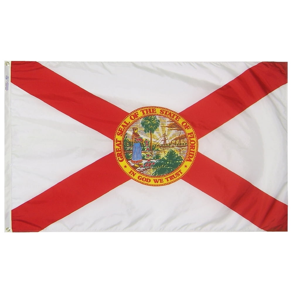 Annin Flagmakers Model 140960 Florida State Flag 3x5 ft. Nylon SolarGuard 100%