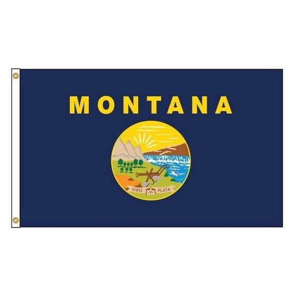 Montana Flag,4x6 Ft,Nylon 143170