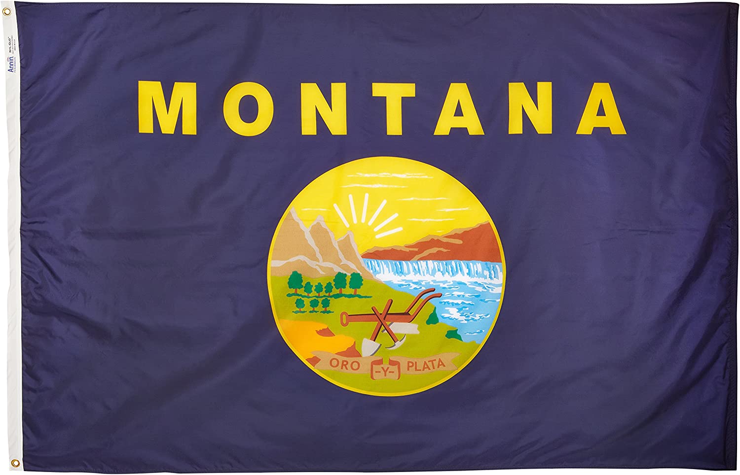 Annin Flagmakers Montana State Flag USAMade to Official State Design