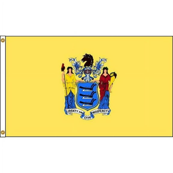 Annin Flagmakers New Jersey Flag,4x6 Ft,Nylon 143670