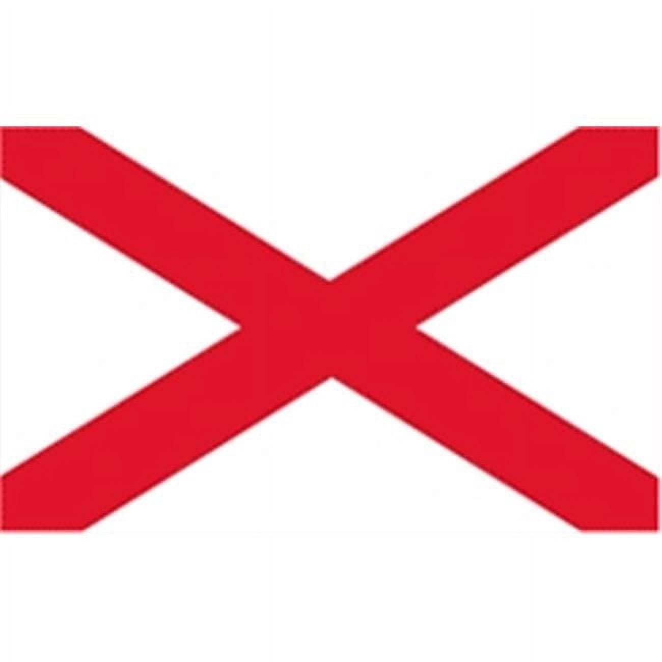 Annin Flagmakers  Nyl-Glo Alabama Flag 5 ft. X 8 ft.