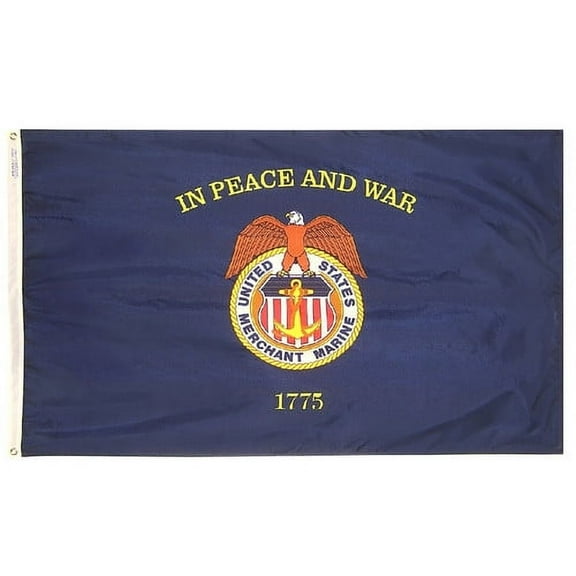 annin armed forces flag, merchant marine 3 by 5 foot