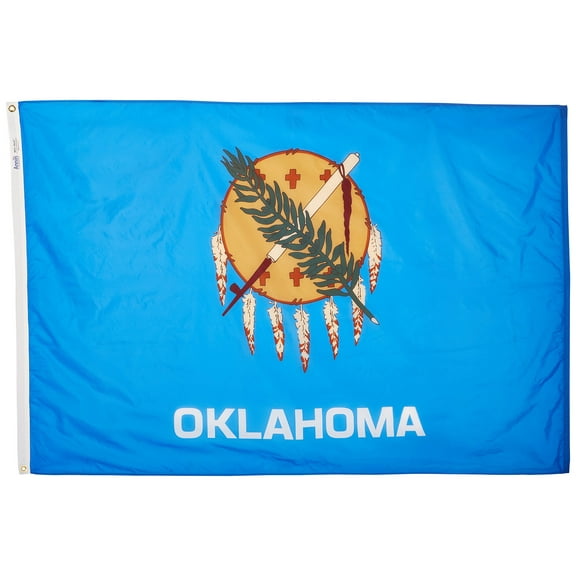 Annin Flagmakers Oklahoma State Flag USA-Made to Official State Design Specifications, 4 x 6 Feet (Model 144370) CA2