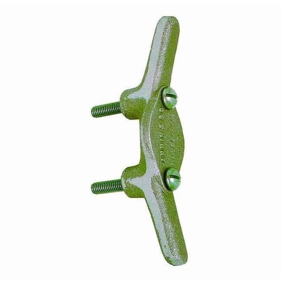 Rope Cleat, A-9, Aluminum, Silver 802572