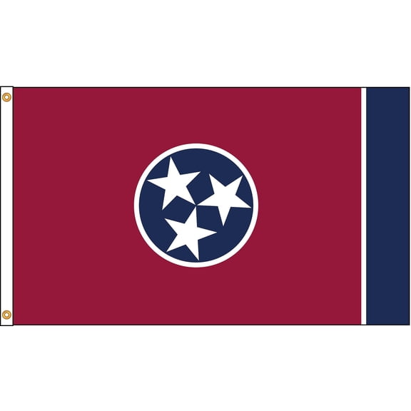 Annin Flagmakers Tennessee State Flag USA-Made to Official State Design Specifications, 5 x 8 Feet (Model 145180) CA2