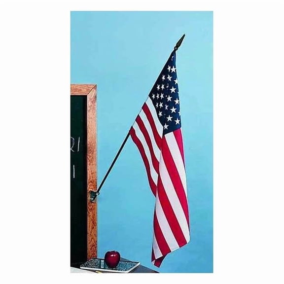 US Classroom Flag,24x36in,Nylon,PK12 43100