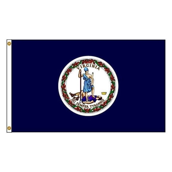 Annin Flagmakers Virginia Flag,5x8 Ft,Nylon 145680