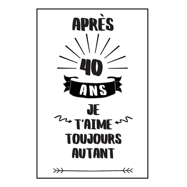 Anniversaire 40 Ans: Carnet De Notes Original Pour Elle, Une Idée