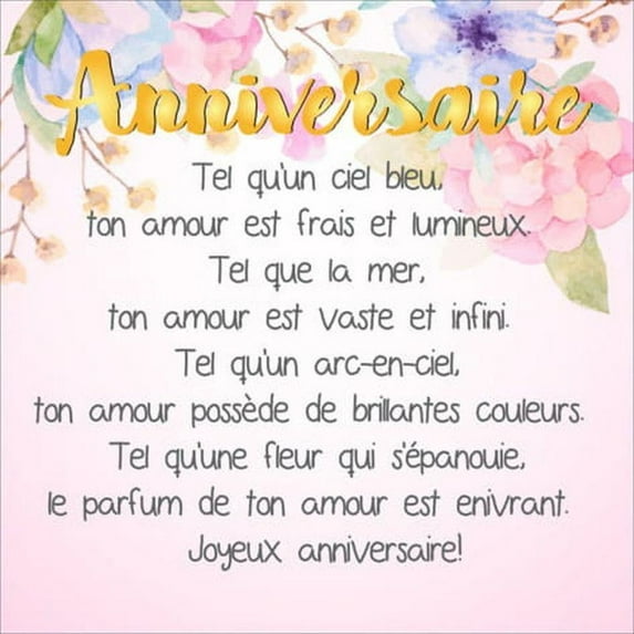 Anniversaire Sign