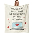 thumbnail image 1 of Anniversary Birthday Gifts for Men/Women Blanket , Gifts for Boyfriend, Girlfriend Birthday Gift, Engagement/Wedding Gift for Couples, Long Distance Relationship Gifts,
add  Same printed canvas bag, 1 of 8